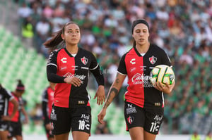 Claudia Ibarra, Zellyka Arce | Santos Laguna vs Atlas FC J11 C2023 Liga MX femenil