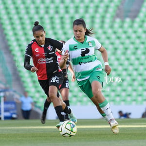 Marcia García, Alexxandra Ramírez | Santos Laguna vs Atlas FC J11 C2023 Liga MX femenil