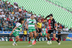 Claudia Ibarra, Lia Romero, Alexxandra Ramírez | Santos Laguna vs Atlas FC J11 C2023 Liga MX femenil