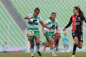 Alexia Villanueva, Valeria Razo | Santos Laguna vs Atlas FC J11 C2023 Liga MX femenil