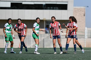 Julieta Pérez, Joanna Aguilera, María López | Santos vs Chivas J15 C2023 Liga MX