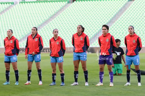 Adriana Iturbide, Blanca Félix, Angélica Torres, Michelle Go | Santos vs Chivas femenil