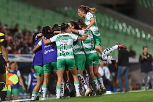 Gol de Alexia, Priscila Padilla | Guerreras del Santos Laguna vs Chivas de Guadalajara J3 C2023 Liga MX femenil