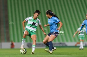 Lia Romero, Damaris Godínez | Guerreras del Santos Laguna vs Chivas de Guadalajara J3 C2023 Liga MX femenil