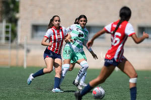 Audrey Vélez, Yessenia Guzman | Santos Laguna vs Chivas sub 19