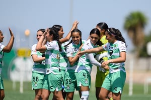 Hiromi Alaniz, Alexia Valenzuela, Ana Piña, Aylin Salais, Au | Santos Laguna vs Chivas sub 19