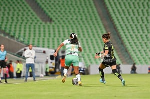 Cynthia Rodríguez, Sumiko Gutiérrez | Santos Laguna vs Bravas FC Juárez