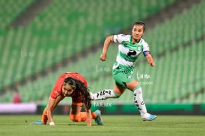 Miriam García, Cinthya Peraza | Santos vs FC Juárez J13 C2023 Liga MX femenil