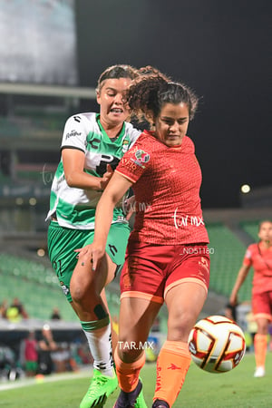 Paola González, Alejandra Curiel | Santos vs FC Juárez J13 C2023 Liga MX femenil