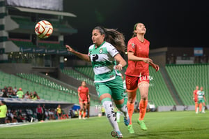 Blanca Solís, Alexxandra Ramírez | Santos vs FC Juárez J13 C2023 Liga MX femenil