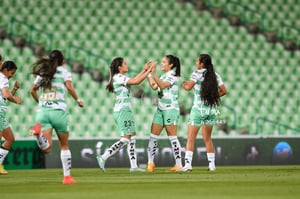 gol, Katia Estrada, Alexxandra Ramírez | Santos vs Leon femenil