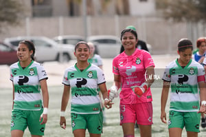 Ailin Serna, Maika Albéniz, Layda Fernandez, Arlett Casas | Santos vs Mazatlán J8 C2023 Liga MX