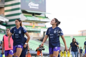 Valeria Valdez, Christina Burkenroad | Santos vs Rayadas del Monterrey