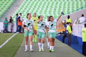 Lourdes De León, Brenda López, Daniela García | Santos vs Rayadas del Monterrey