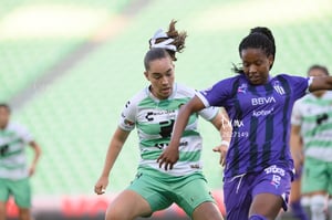 Luisa De Alba, Jermaine Seoposenwe | Santos vs Rayadas del Monterrey