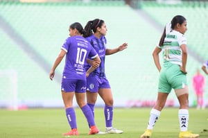 Mariana Cadena, Dania Pérez | Santos vs Rayadas del Monterrey