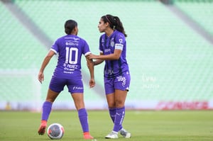 Mariana Cadena, Dania Pérez | Santos vs Rayadas del Monterrey