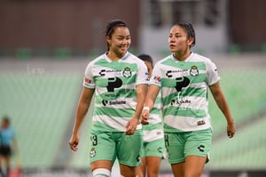 Katia Estrada, María Yokoyama | Santos vs Rayadas del Monterrey