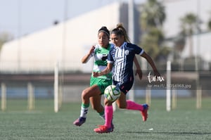 Paola Vidal, Yoselin Arredondo | Guerreras del Santos Laguna vs Rayadas de Monterrey femenil sub 18
