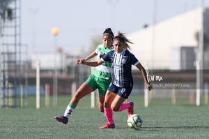 Paola Vidal, Yoselin Arredondo | Guerreras del Santos Laguna vs Rayadas de Monterrey femenil sub 18