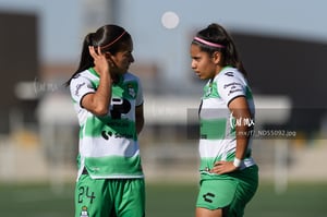 Paulina Peña, Maika Albéniz | Guerreras del Santos Laguna vs Rayadas de Monterrey femenil sub 18