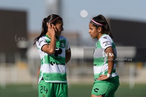Paulina Peña, Maika Albéniz | Guerreras del Santos Laguna vs Rayadas de Monterrey femenil sub 18