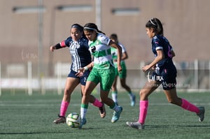 Ailin Serna, Ximena Peña, Andrea Cázares | Guerreras del Santos Laguna vs Rayadas de Monterrey femenil sub 18