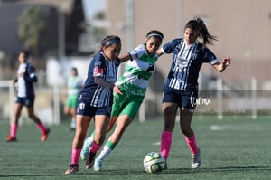 Ailin Serna, Ximena Peña, Andrea Cázares | Guerreras del Santos Laguna vs Rayadas de Monterrey femenil sub 18