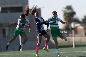 Ailin Serna, Regina Treviño | Guerreras del Santos Laguna vs Rayadas de Monterrey femenil sub 18