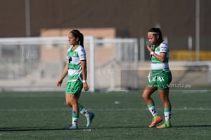 Mereli Zapata, Maika Albéniz | Guerreras del Santos Laguna vs Rayadas de Monterrey femenil sub 18