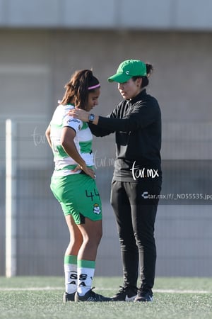 Paulina Peña, Claudia Ríos | Guerreras del Santos Laguna vs Rayadas de Monterrey femenil sub 18