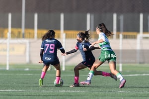 Miranda Peña, Paola Vidal, Ximena Peña | Guerreras del Santos Laguna vs Rayadas de Monterrey femenil sub 18