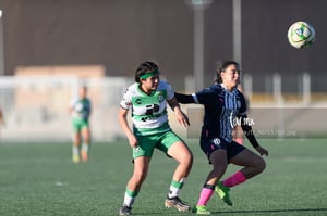 Tania Baca, Miranda Peña | Guerreras del Santos Laguna vs Rayadas de Monterrey femenil sub 18