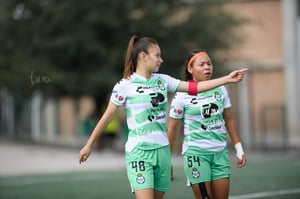 María De León, Mereli Zapata | Santos vs Rayadas del Monterrey sub 19