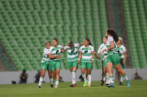 celebran gol | Santos vs Necaxa J8 C2023 Liga MX femenil