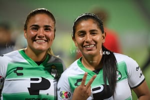 Alexia Villanueva, Brenda León | Santos vs Necaxa J8 C2023 Liga MX femenil