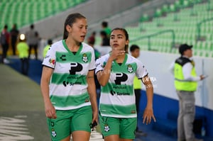 Priscila Padilla, Marianne Martínez | Santos Laguna vs Puebla Liga MX femenil