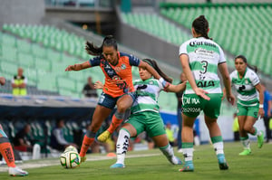 Viridiana López, Cinthya Peraza | Santos Laguna vs Puebla Liga MX femenil