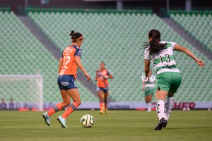 María Yokoyama, Daniela Auza | Santos Laguna vs Puebla Liga MX femenil