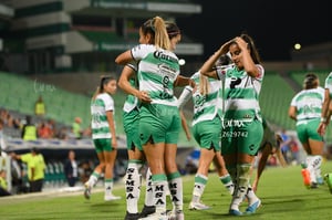 Gol, María Yokoyama, Alexia Villanueva, Cinthya Peraza | Santos Laguna vs Puebla Liga MX femenil
