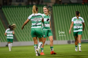 Gol, Alexia Villanueva, Daniela Delgado | Santos Laguna vs Puebla Liga MX femenil
