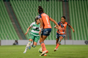 Liliana Fernández, Alexxandra Ramírez | Santos Laguna vs Puebla Liga MX femenil