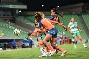 Alexia Villanueva, Dulce Martínez, María Sainz | Santos Laguna vs Puebla Liga MX femenil