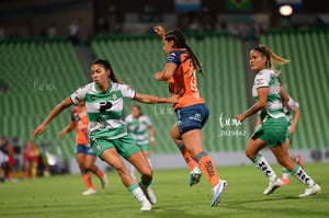 Lia Romero, Dulce Martínez | Santos Laguna vs Puebla Liga MX femenil