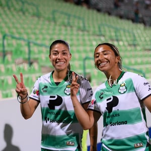 Lia Romero, Desarae Félix | Santos Laguna vs Puebla Liga MX femenil