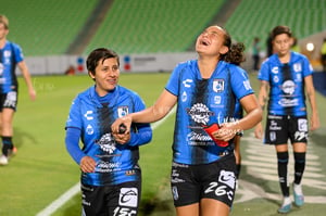 Dulce Alvarado, Ianne López | Santos vs Querétaro femenil