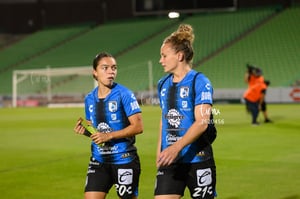 Barbrha Figueroa, Jennie Lakip | Santos vs Querétaro femenil