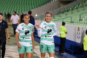 Michel Ruiz, Stephanie Soto | Santos vs Querétaro femenil