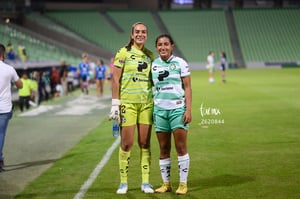 Cynthia Rodríguez, Karol Contreras | Santos vs Querétaro femenil