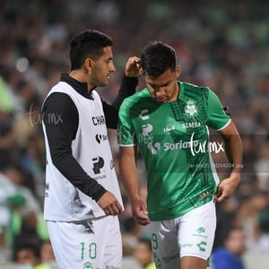 Cecilio Domínguez, Eduardo Aguirre | Guerreros del Santos Laguna vs Tigres UANL J1 C2023 Liga MX